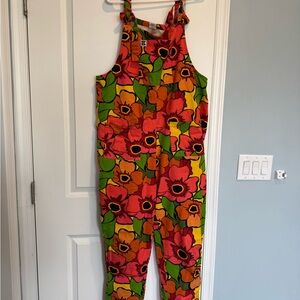 Lucy & Yak Flower Power Overalls US size 14L